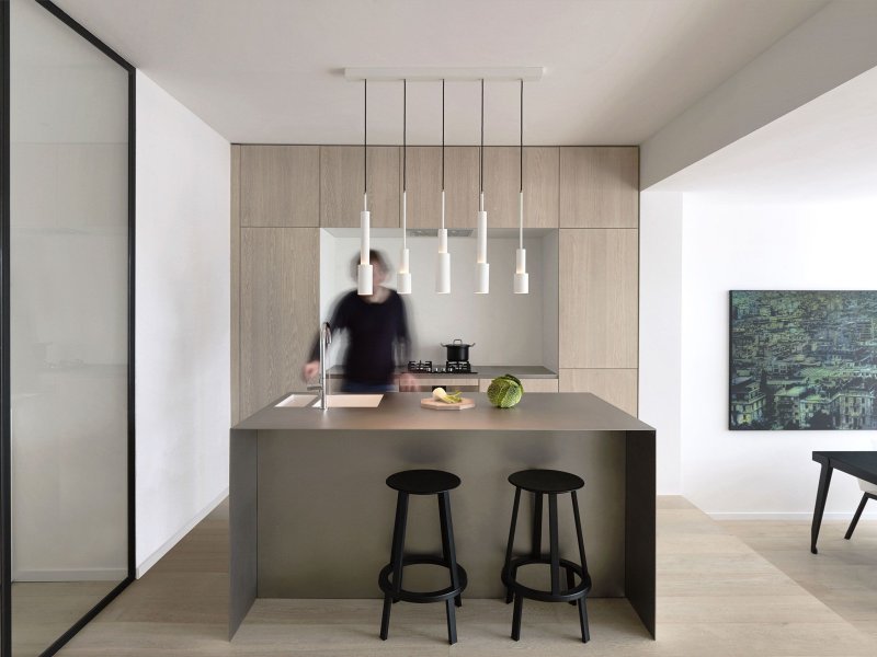 Kitchen in the style of minimalism design