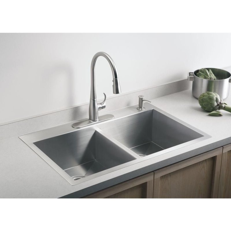 Double sink for the kitchen