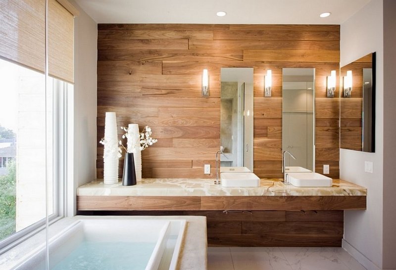 Bathroom for wood design