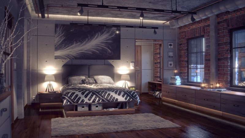 Loft style in the interior