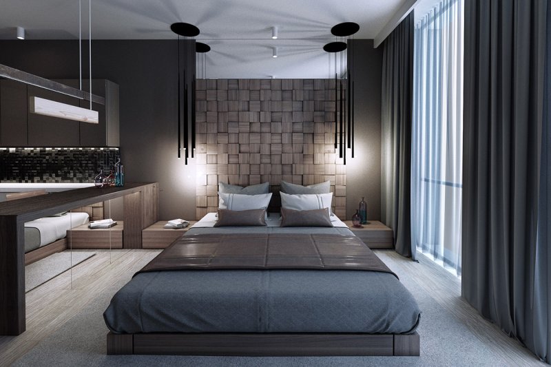 Bedrooms in modern style