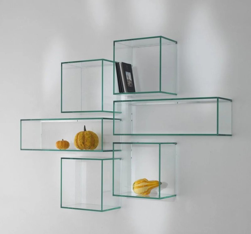 Glass shelves