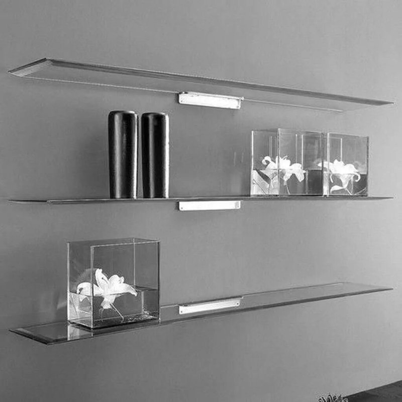 Glass shelves