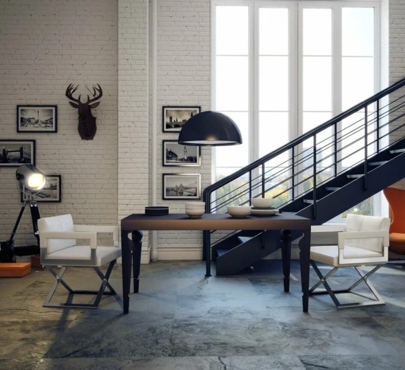 Loft style in the interior