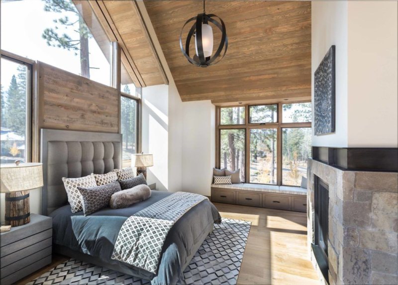 Chalet style in the interior