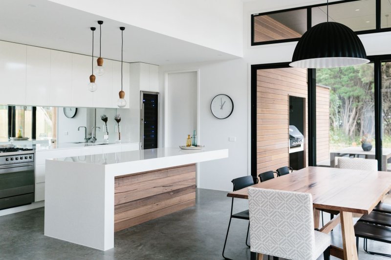 Kitchens with a island in a modern style