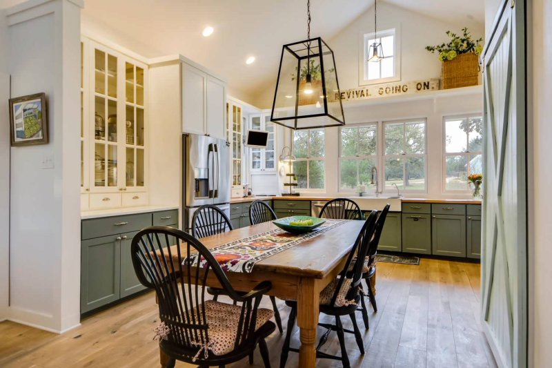 Dining room kitchen design