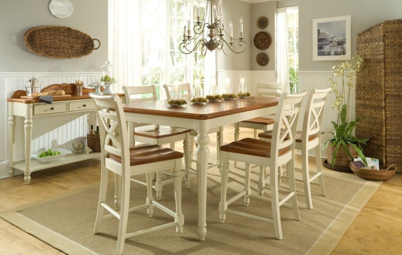 Dining table in the style of country