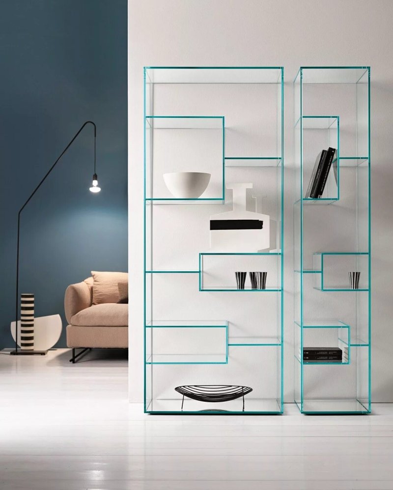 Glass shelves