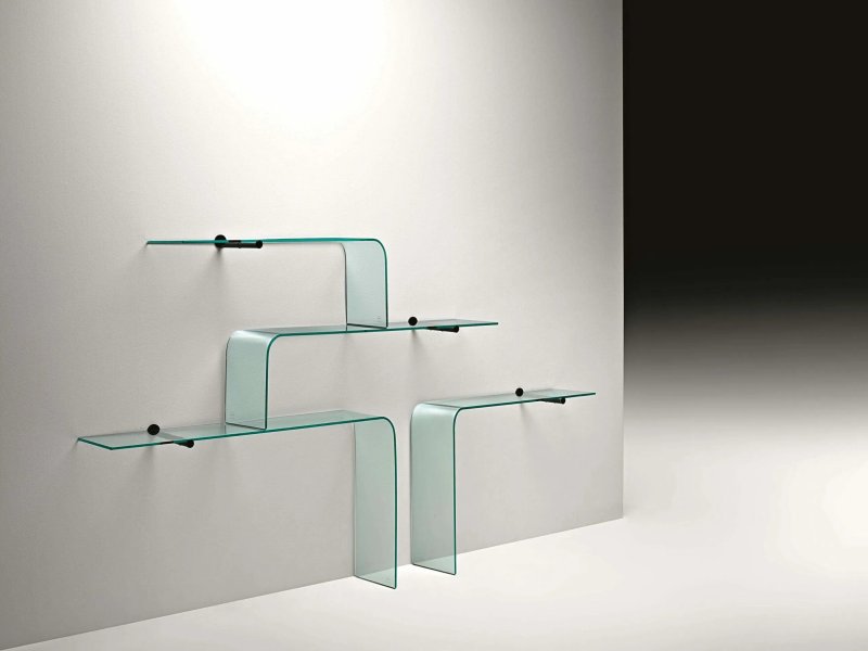 Glass shelves