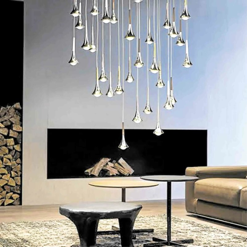 Designer suspended lamps