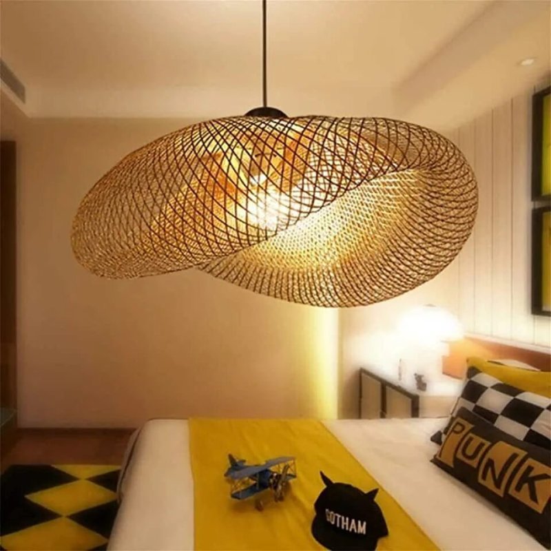 Lamp Bamboo Rattan Lamp