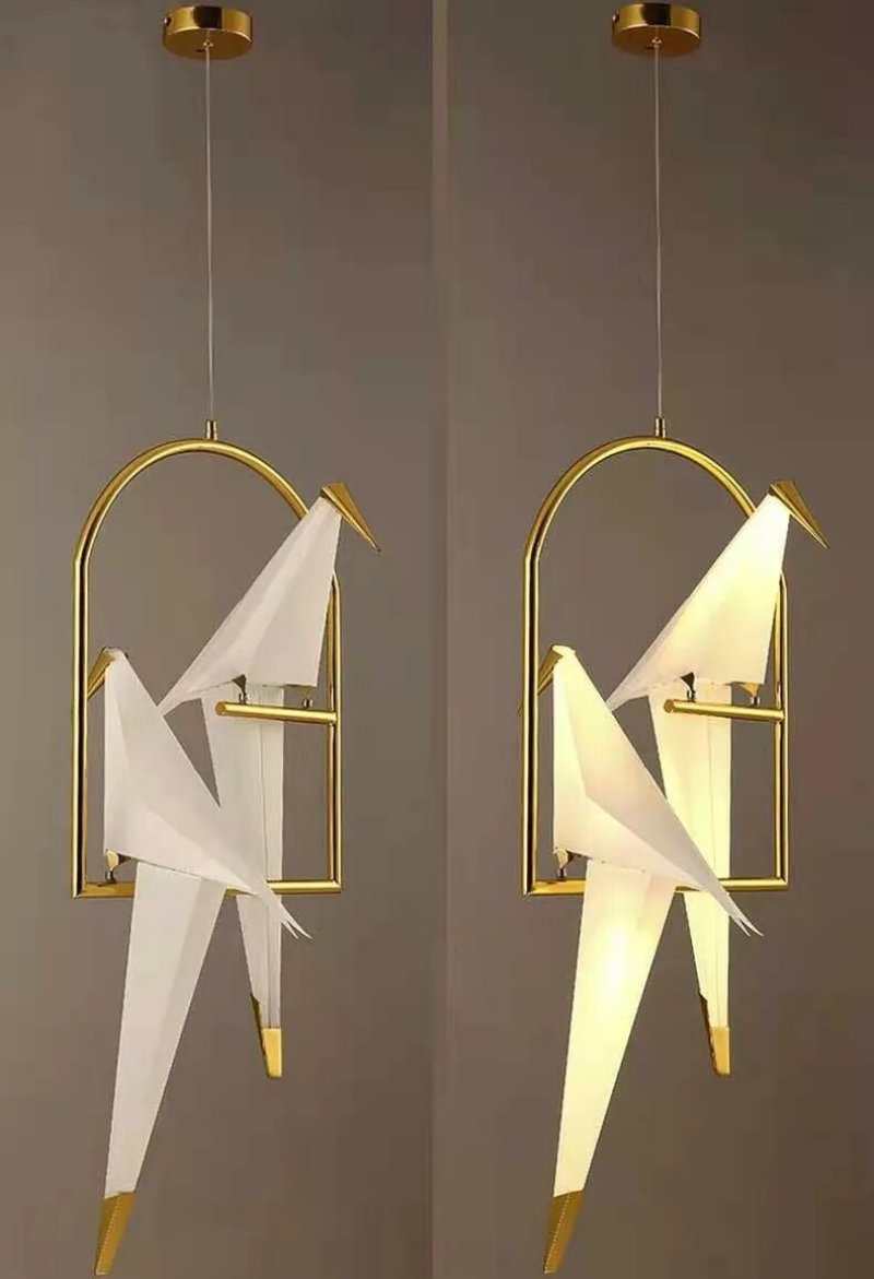 The chandelier is a suspended lamp