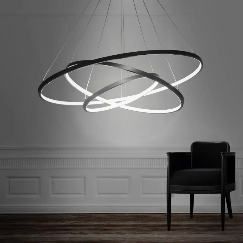 Suspended LED chandelier