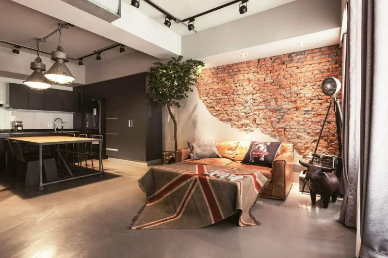 Loft style in the interior