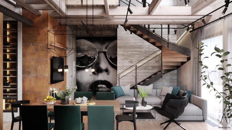 Loft style in the interior