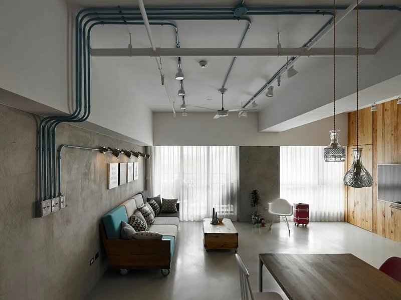 Loft style in the interior