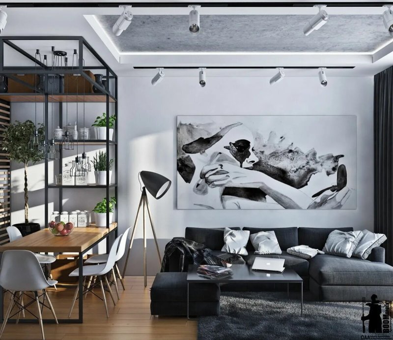 Loft style in the interior