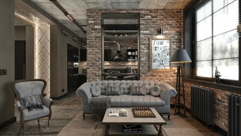 Loft style in the interior