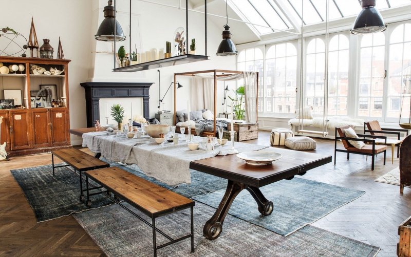 Loft style in the interior