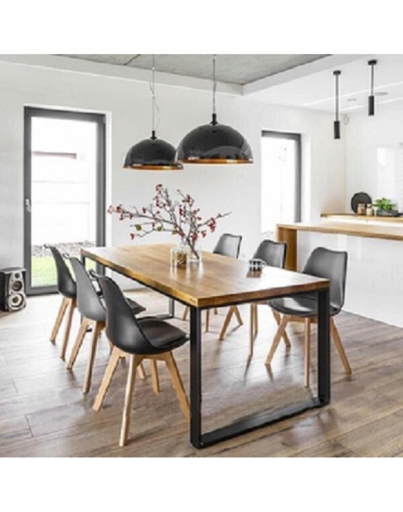 Dining table in loft style