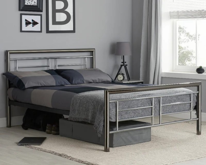 Modern iron bed