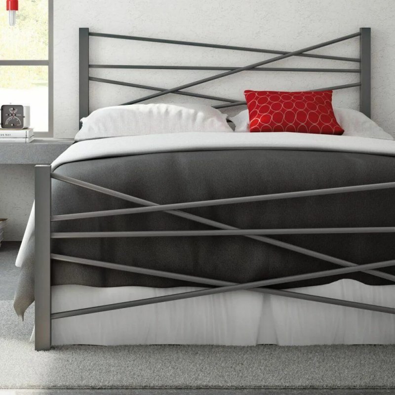 Metal double bed