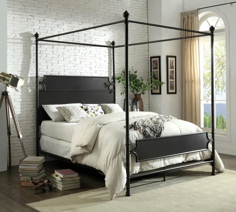 Bed Metallic Queen BED