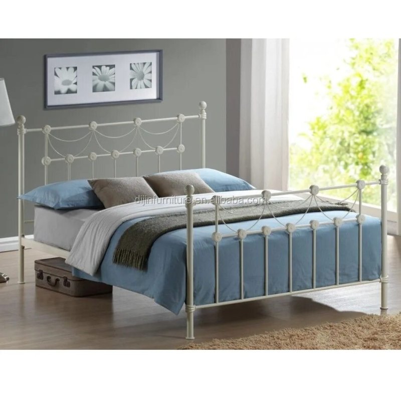 Metal double bed