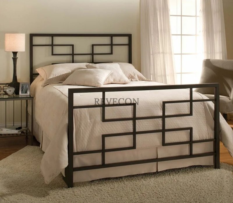 Metal double bed