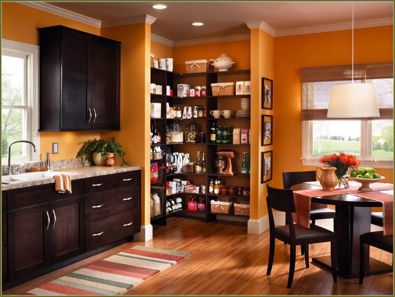 Kitchen with a pantry