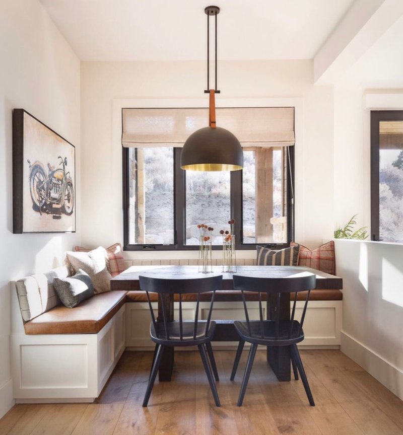 The interior of the kitchen of the dining room