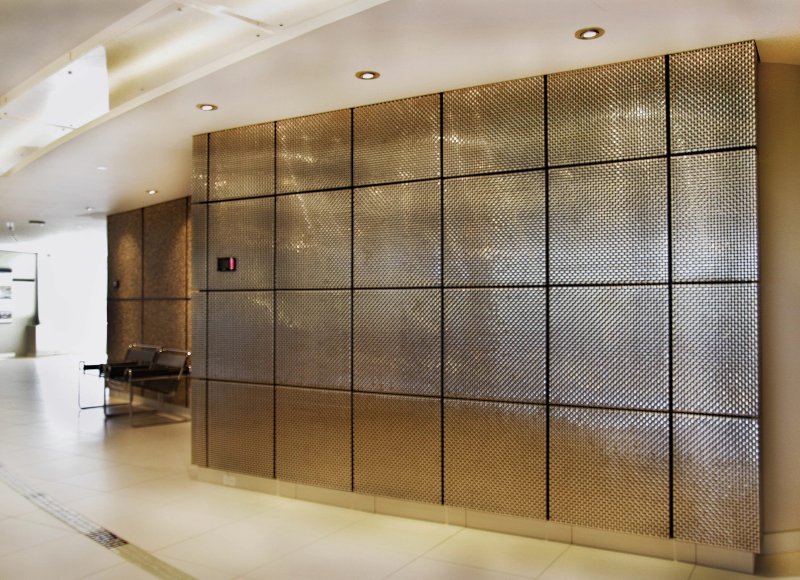 Metal panels for walls