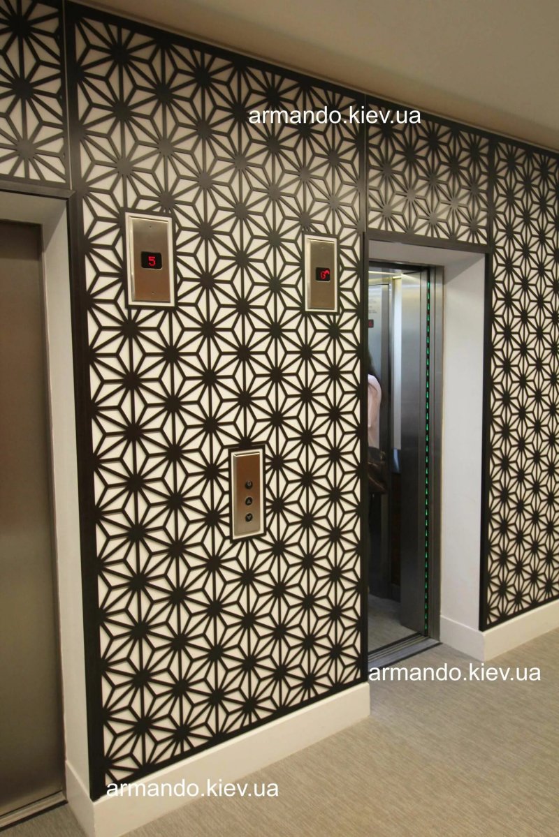 Decorative metal panel