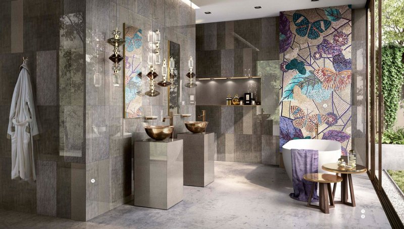 Bathroom design in a modern style