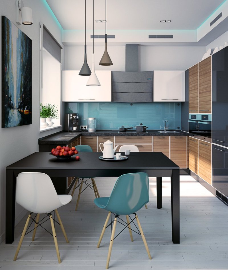 Kitchen design in a modern style