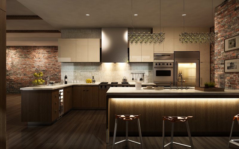 Kitchen in a modern style