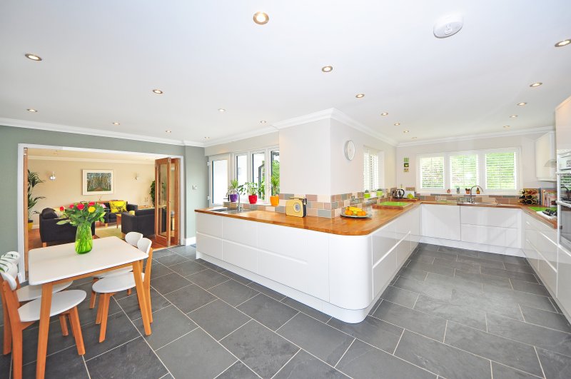 Kitchens in a country house