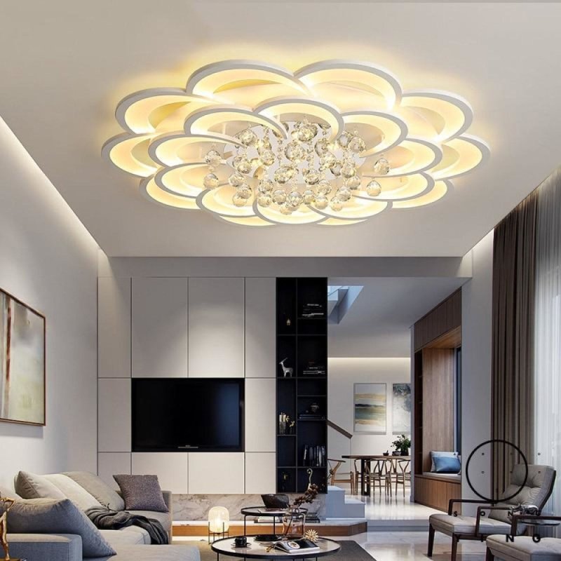 Modern ceiling chandeliers for the living room