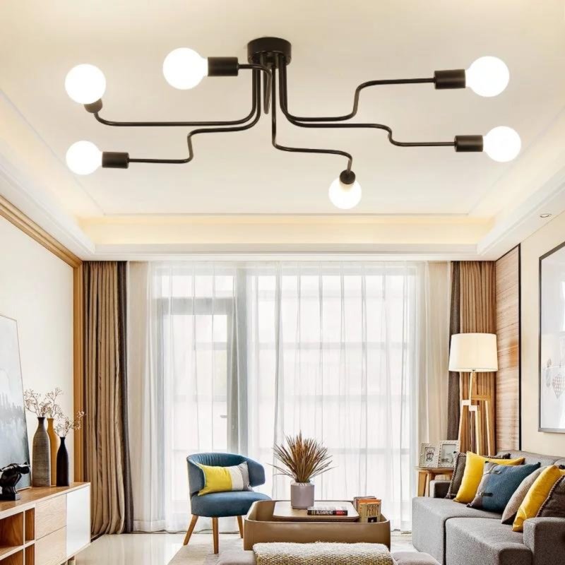 Cealing Light Fixtures Iron Chandelier