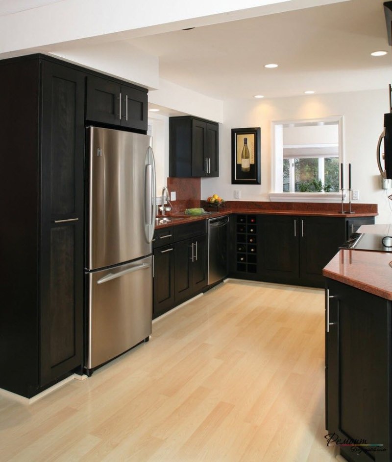 Kitchens with a large refrigerator