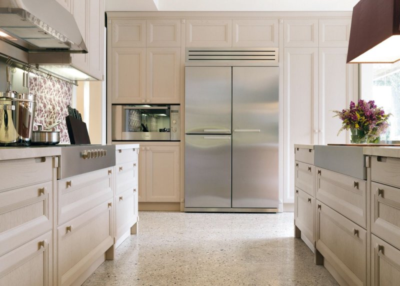 Kitchens with a large refrigerator