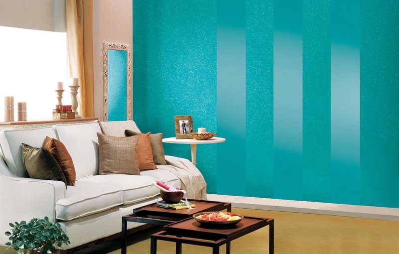 Combination of wall paints