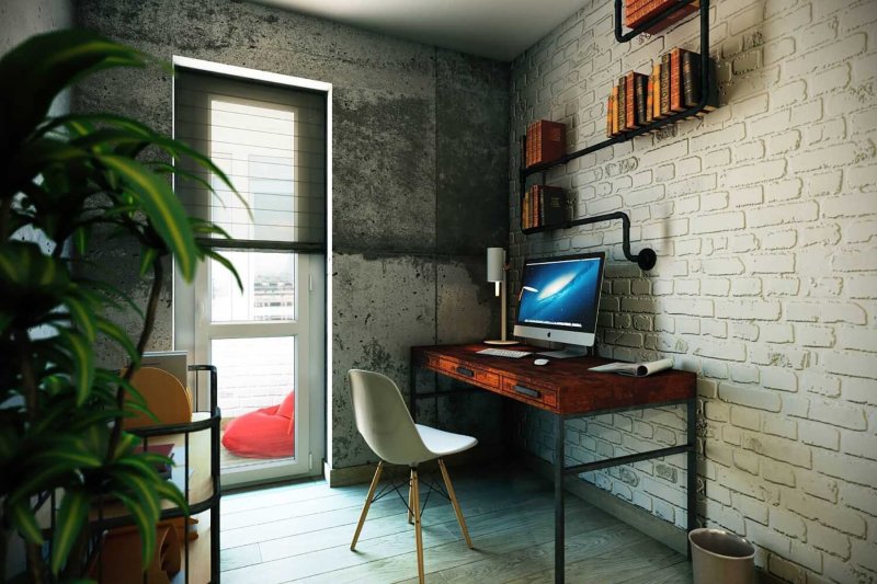 Loft -style cabinet interior