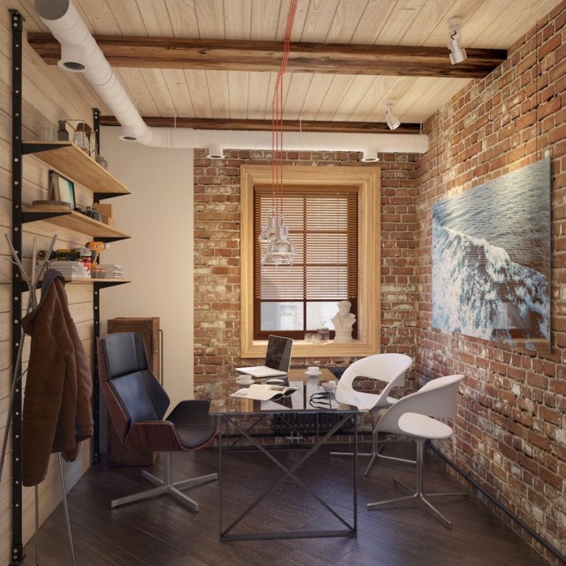 Loft -style cabinet interior