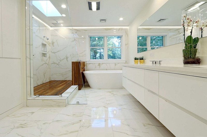 Bathroom for marble design