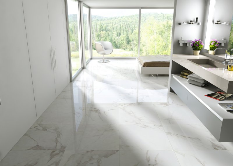 Porcelain tile Byanko Karrara