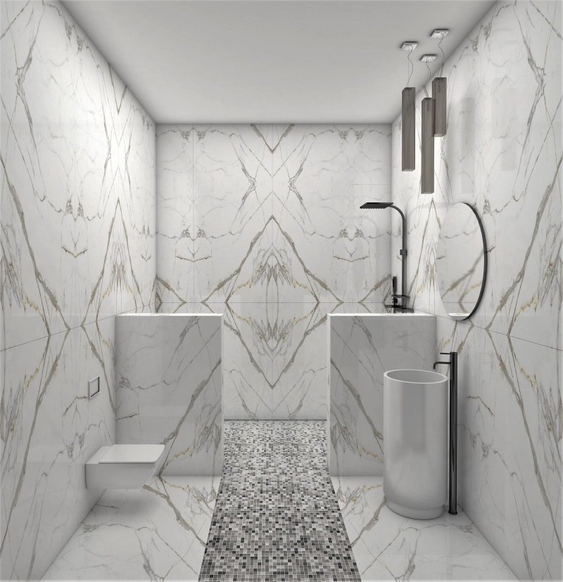 Bathroom for marble design