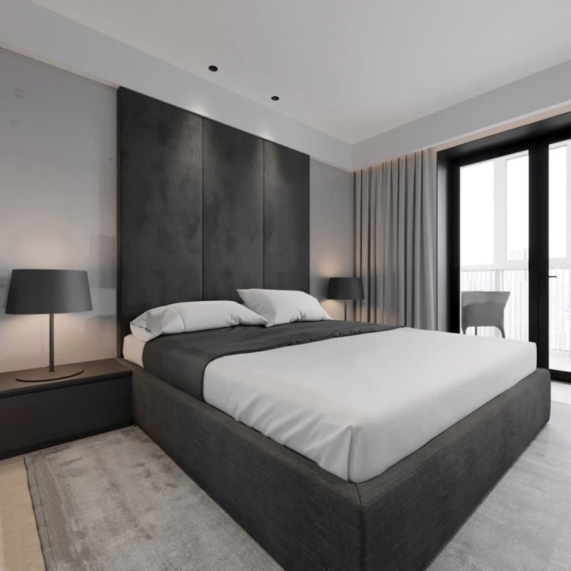 Bedrooms in modern style