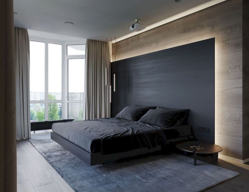 Bedrooms in modern style